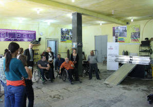 Portable ramps for voters with disabilities