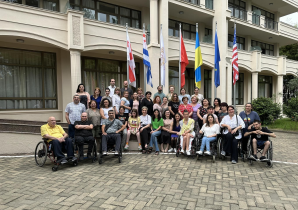 Working meetings were held with the employees of Batumi, Zugdidi, Kutaisi, Ozurgeti, Lagodekhi, and Telavi independent living centers