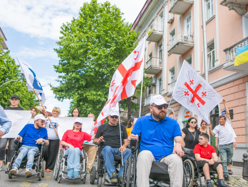 June 14 - Day of Protection of the Rights of Persons with Disabilities - Batumi