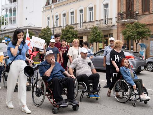 June 14 - Day of Protection of the Rights of Persons with Disabilities - Telavi